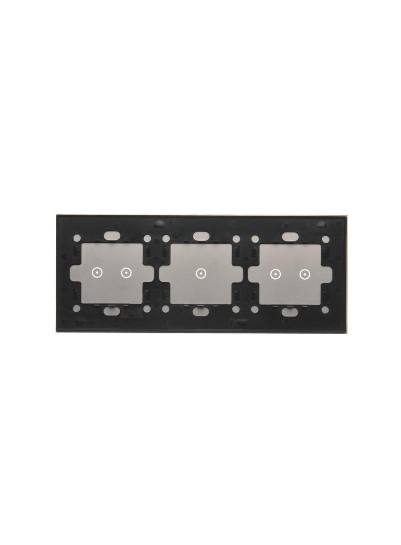 Simon 54 Touch Panel dotykowy S54 Touch 3 moduły 2 pola dotykowe poziome + 1 pole dotykowe + 2 pola dotykowe poziome srebrna mgła DSTR3212/71 KONTAKT