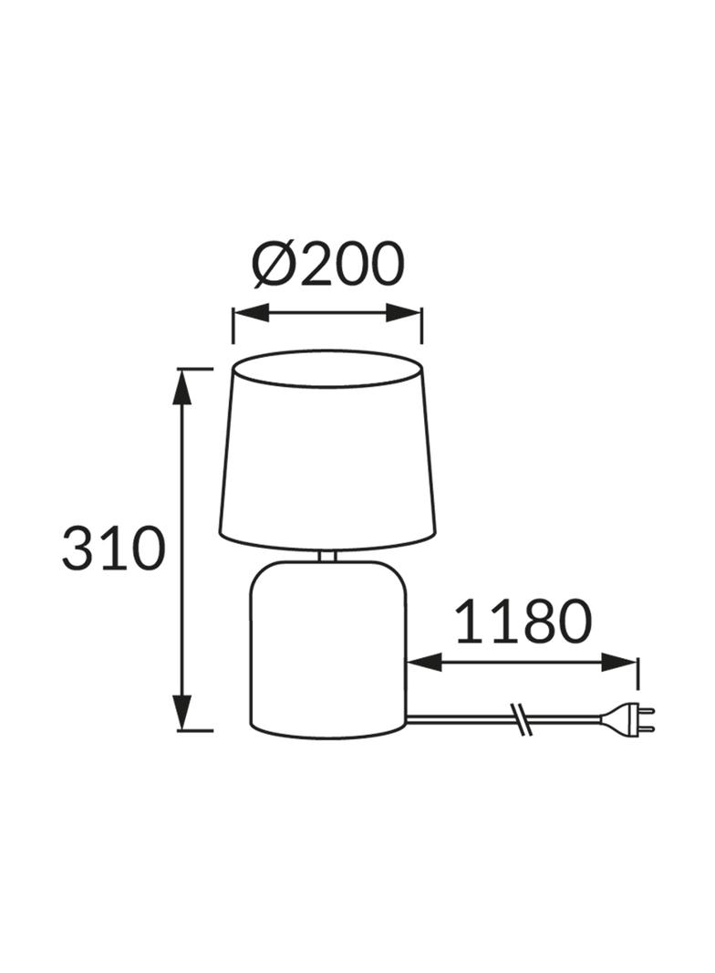 Lampka stołowa AMOR E14 WHITE