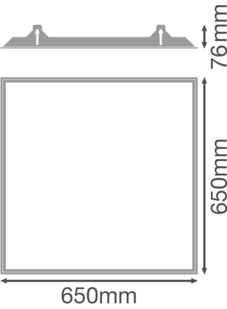 Ramka do montażu w zabudowie PANEL 625 RECESSED MOUNT FRAME