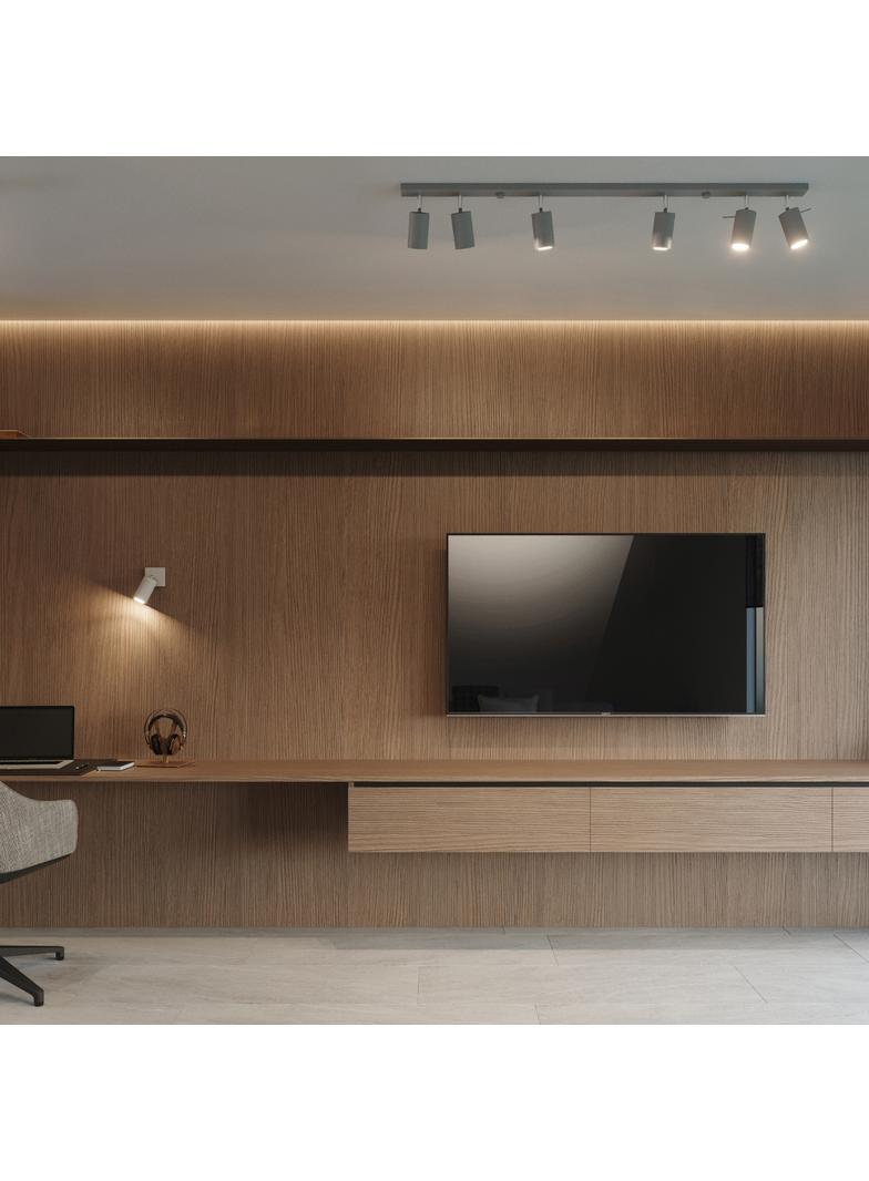 Sollux Plafon RING 6L szary SL.0454