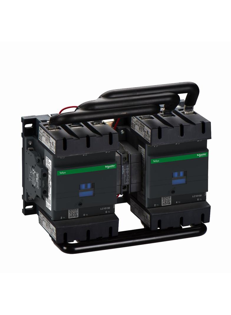 Układ nawrotny TeSys D AC3 150A 3P 1NO 1NC cewka 380VAC zaciski skrzynkowe