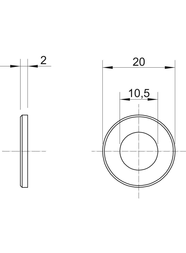 966, PODKŁADKA M10 125 VA