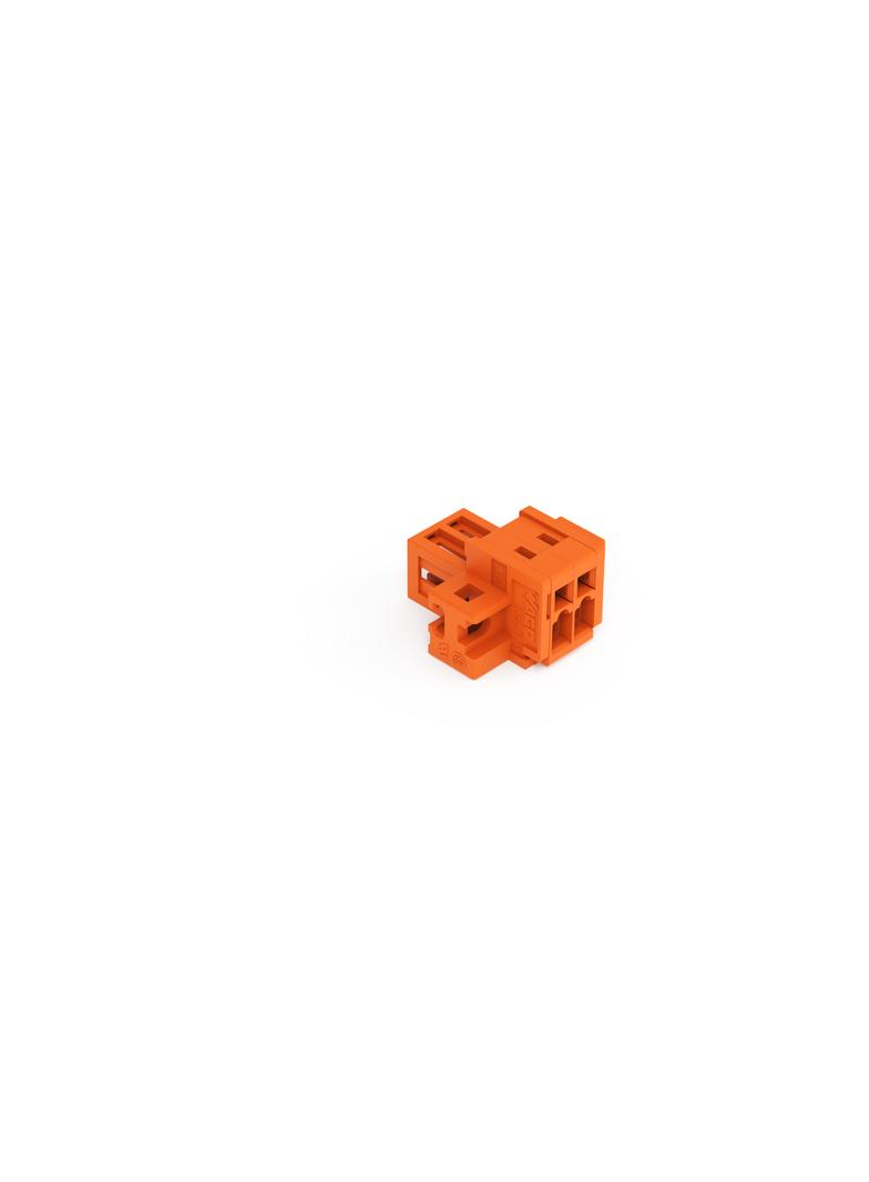 MCS-MINI Classic wtyk 2-bieg. pomarańczowy raster 3,81 mm /100szt./ WAGO