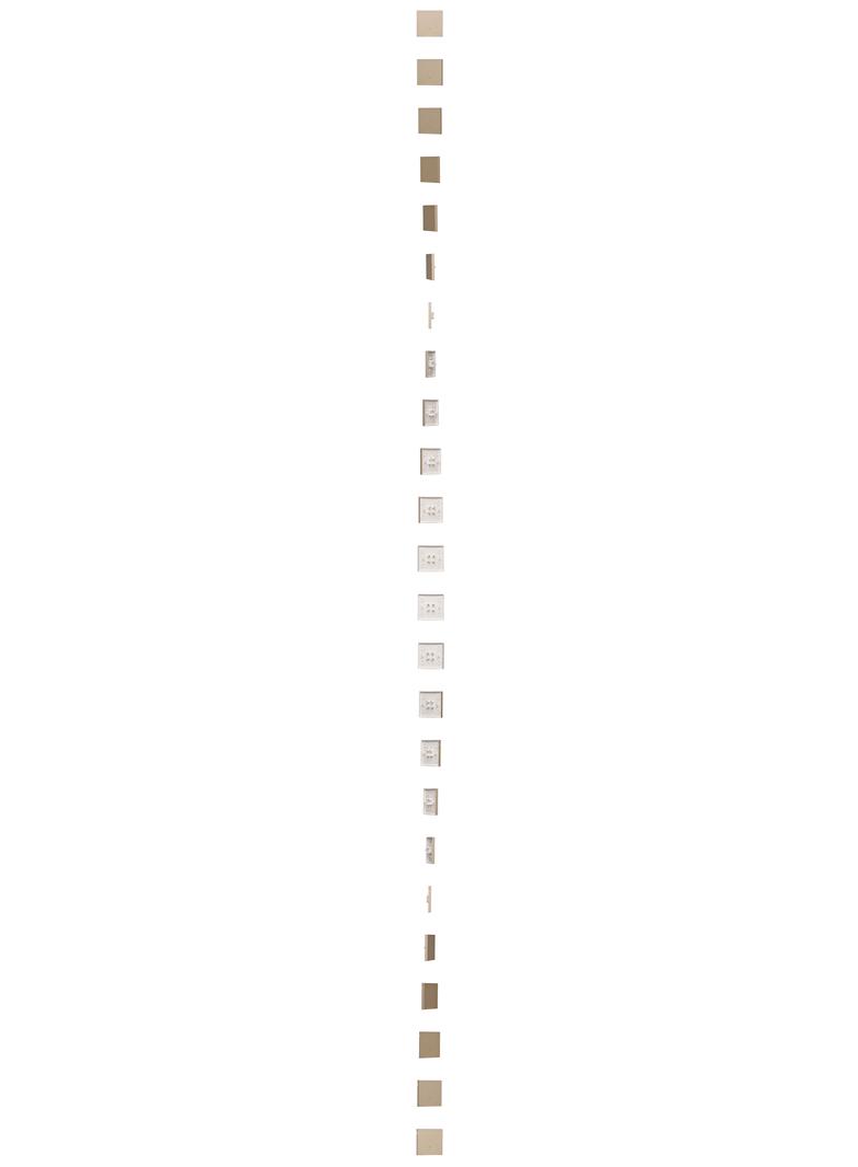 Simon 55 Klawisz pojedynczy z piktogramem /schody/ do: SW6M Szampański mat