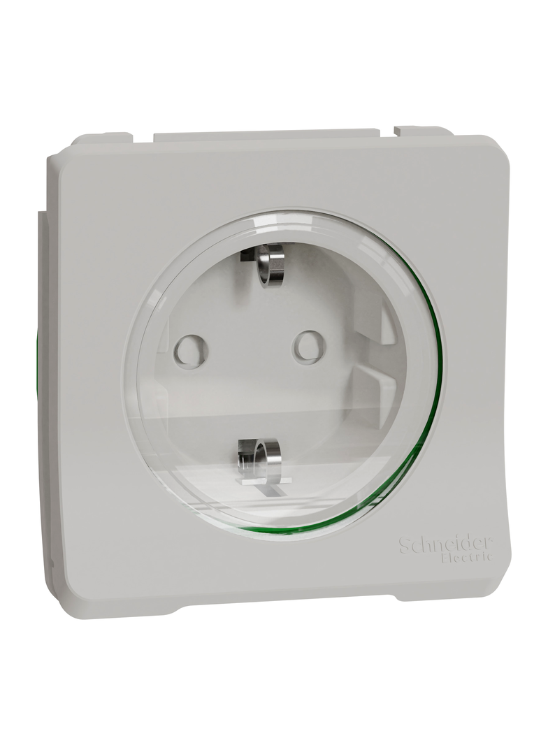 Mureva mechanizm IP55 gniazda schuko zaciski śrubowe biały MUR39135 SCHNEIDER