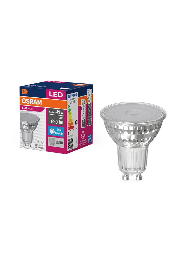 Lampa LED VALUE non-dim PAR16 80 120° 6,9W 865 GU10