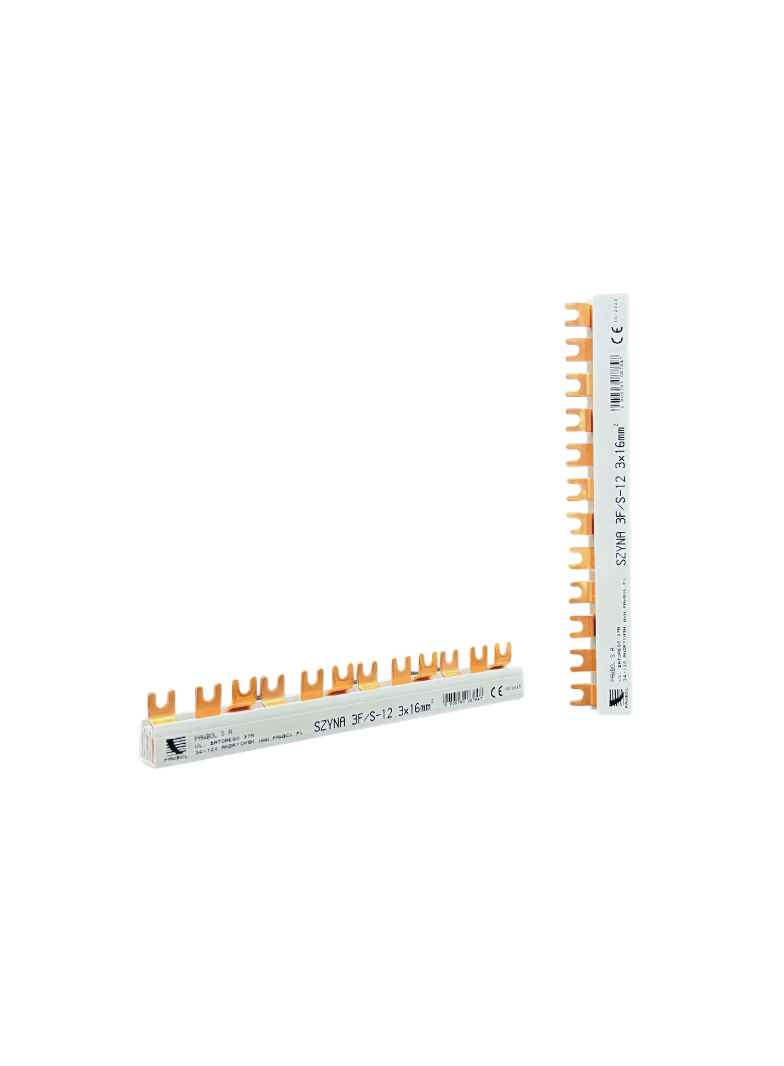 Szyna prądowa 3F, S-12 80A, 16 mm2
