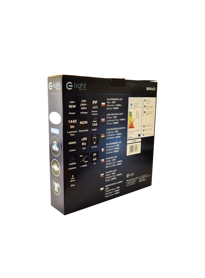 plafon LED Bravo 16W 1440lm 4000K biały ML4267 Milagro