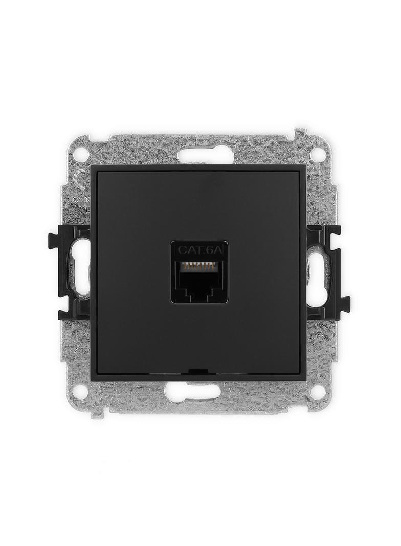 ICON Mechanizm gniazda komputerowego pojedynczego 1xRJ45, kat. 6A, 8-stykowy, bez pola opisowego cza