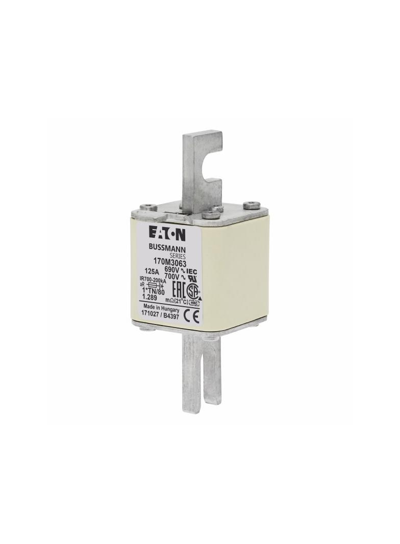 125A 690V 1*TN/80 aR INDICATOR FUSE Wkładka szybka 125A AC 690V compact DIN 1 45x58x104 mm 170M3063