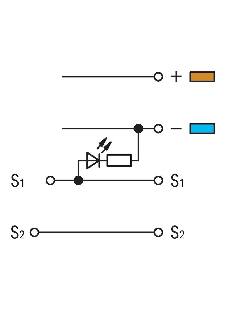 złączka do czujników z LED 2,5 mm2