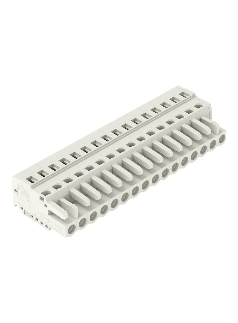 Gniazdo MCS‑MIDI Classic 16‑biegunowe jasnoszare raster 5mm 721‑116/026‑000 /25szt./ WAGO