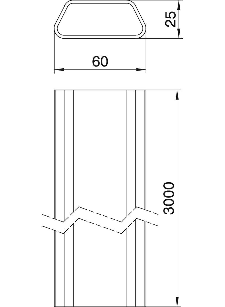 DU6025, KANAŁ PODPODŁOGOWY
