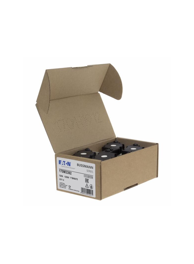 FUSE 125A 1250V 1*BKN/75 AR CU Wkładka szybka 125A AC 1250V rozmiar 1 45x59x75 mm aR 170M3392 EATON