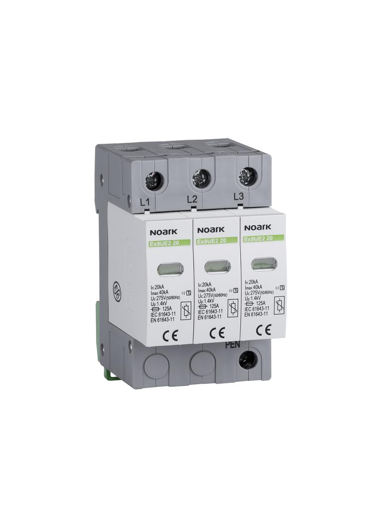 Ex9UE2 20 3P 320 Ogranicznik przepięć typ T2 320V AC 20kA wymienna wkładka 3P 103760