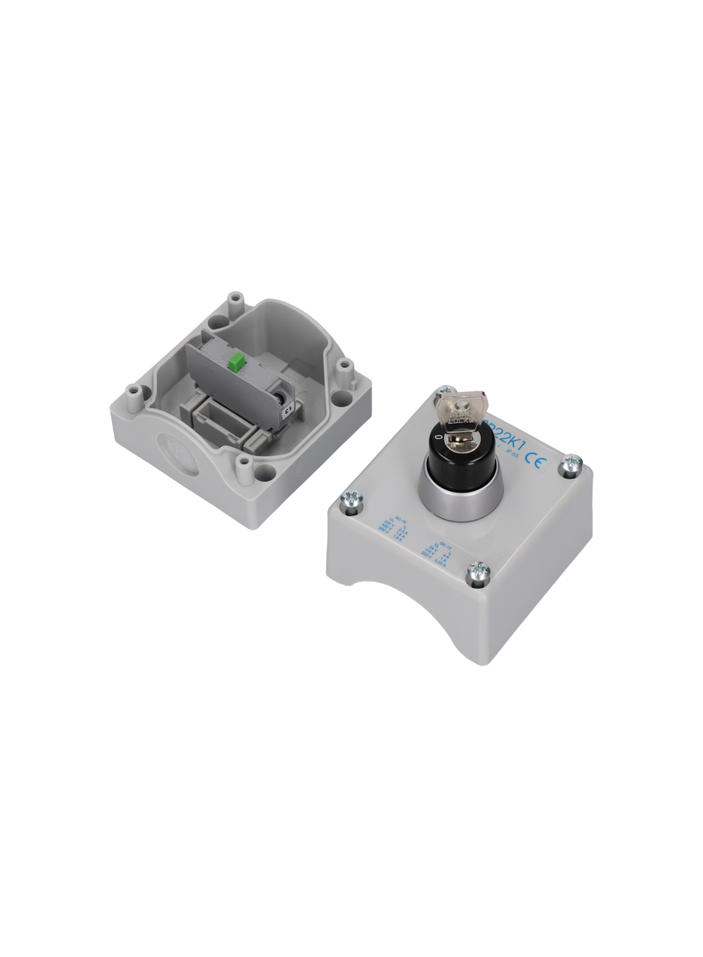 KASETA KOMPLETNA 1-OTWOROWA Z PRZYCISKIEM SAV I 2 PRZEPUSTAMI M20