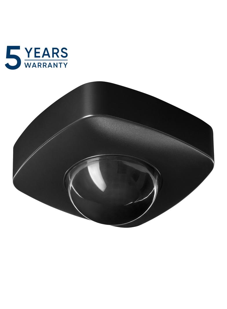 Czujnik ruchu i obecności 360st. IP65 2000W 3 sensory czarny ORNO