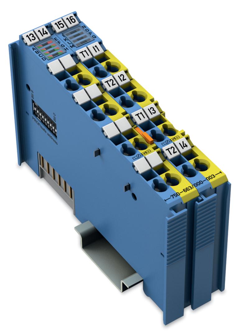 moduł wejść dwustanowych PROFIsafe 4 F-Ex i DI 24 V WAGO