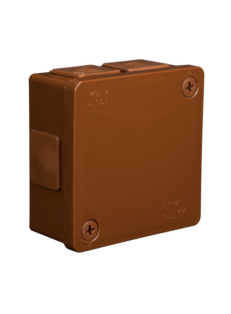 VP-22 Puszka n/t 86x86x40mm IP55 6-wl 2wkr dł.gum. brąZ-022-02 61.126 OPATÓWEK