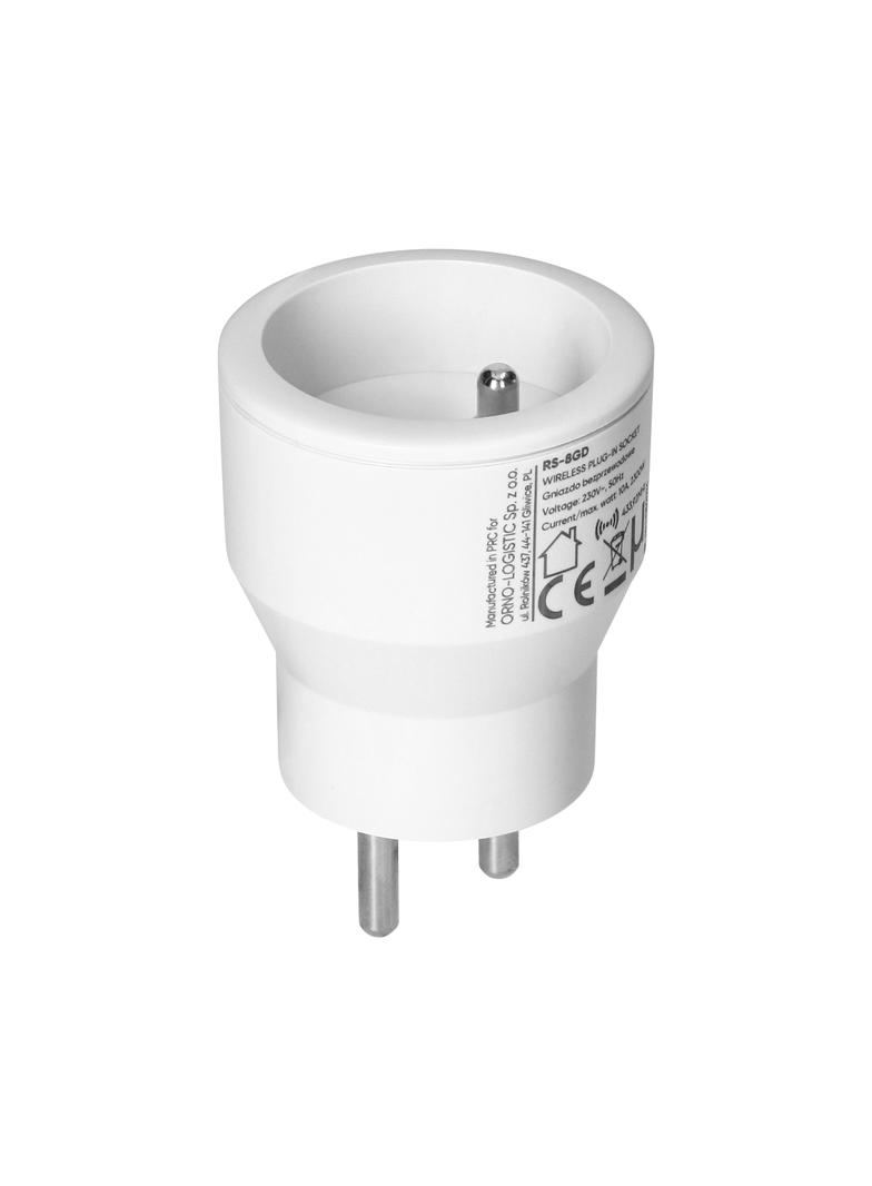 Zestaw bezprzewodowych gniazd MINI sterowanych pilotem 3+1 2300W RS-8 ORNO