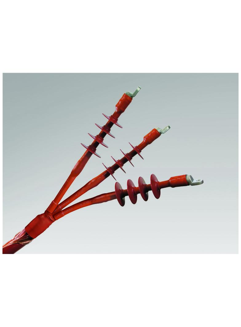 CHE-3F(B) 12kV 95-240, Głowice napowietrzne termokurczliwe, typ CHE-3F(B) 12-36kV,