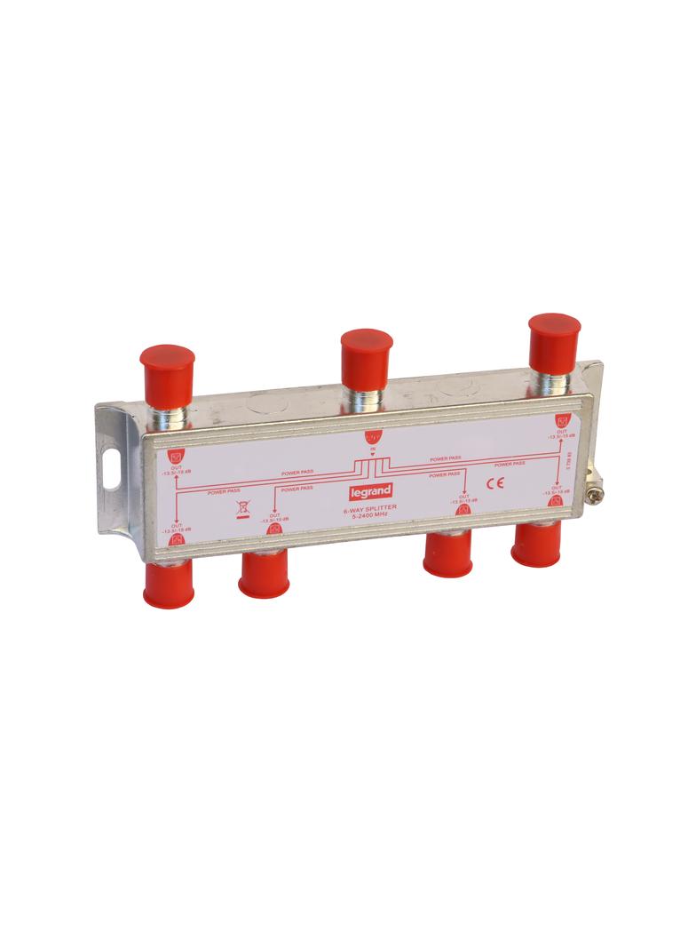 ROZDZIELACZ SYGNAŁU TV NAZIEMNEJ I SATELITARNEJ, TŁUMIENIE 11 DB, Legrand