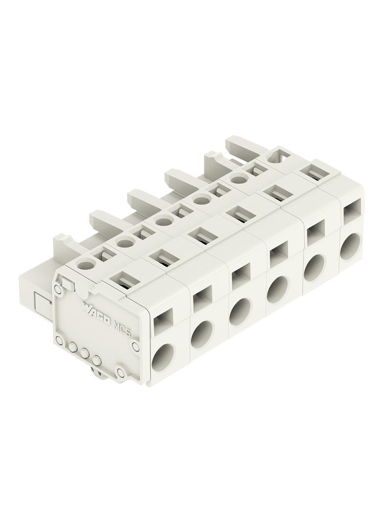 Gniazdo MCS‑MIDI Classic 6‑biegunowe jasnoszare raster 7,5mm 721‑206/008‑000 /50szt./ WAGO