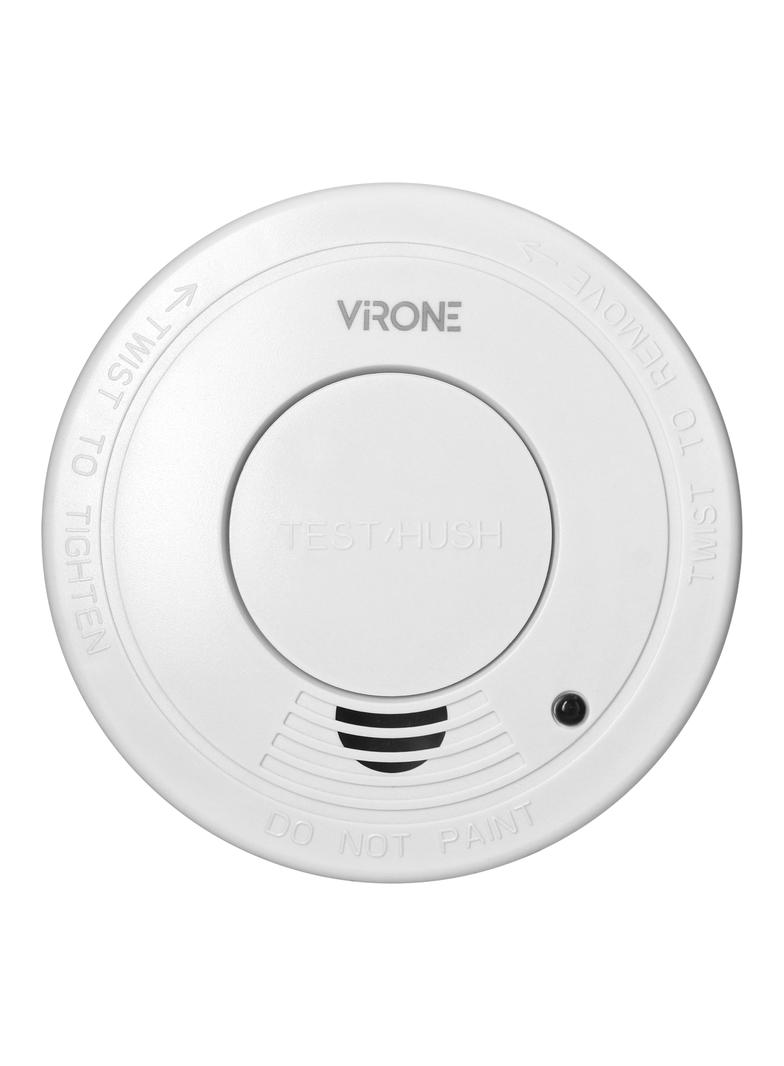 Bateryjny czujnik dymu, 1x9V DC