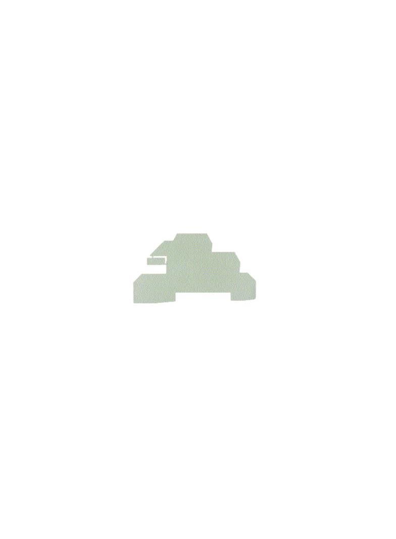 WAP WDL2.5/S Płytka końcowa (styki), 94.5 mm x 1.5 mm, Ciemnobeżowy /20szt./ 1067700000 WEIDMÜLLER