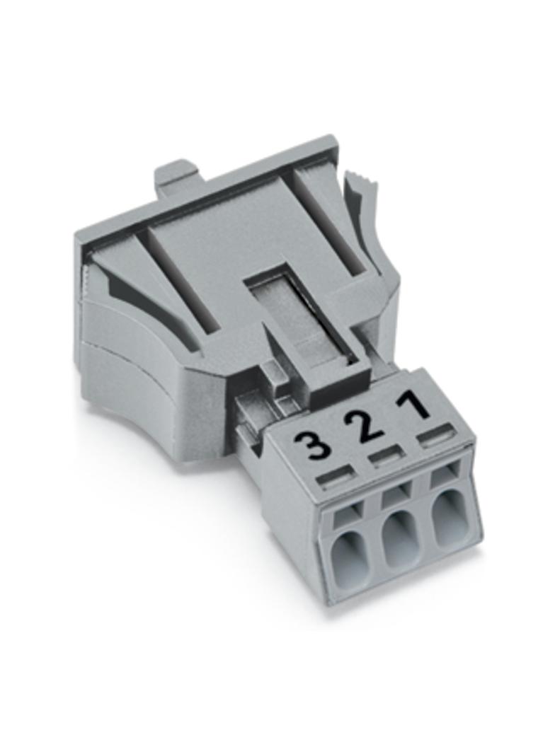 WINSTA MINI wtyk 3-torowy SnapIn szary /50szt./ WAGO