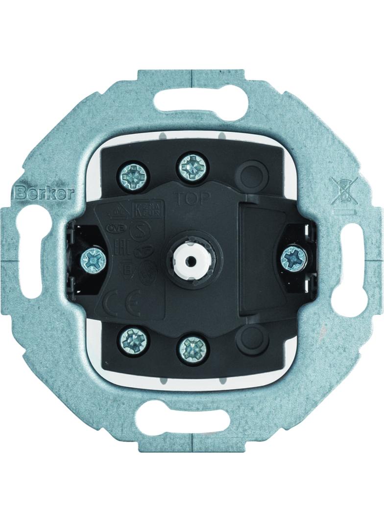 BERKER R.classic/Serie 1930/Glas Łącznik obrotowy świecznikowy (seryjny) 387503 HAGER