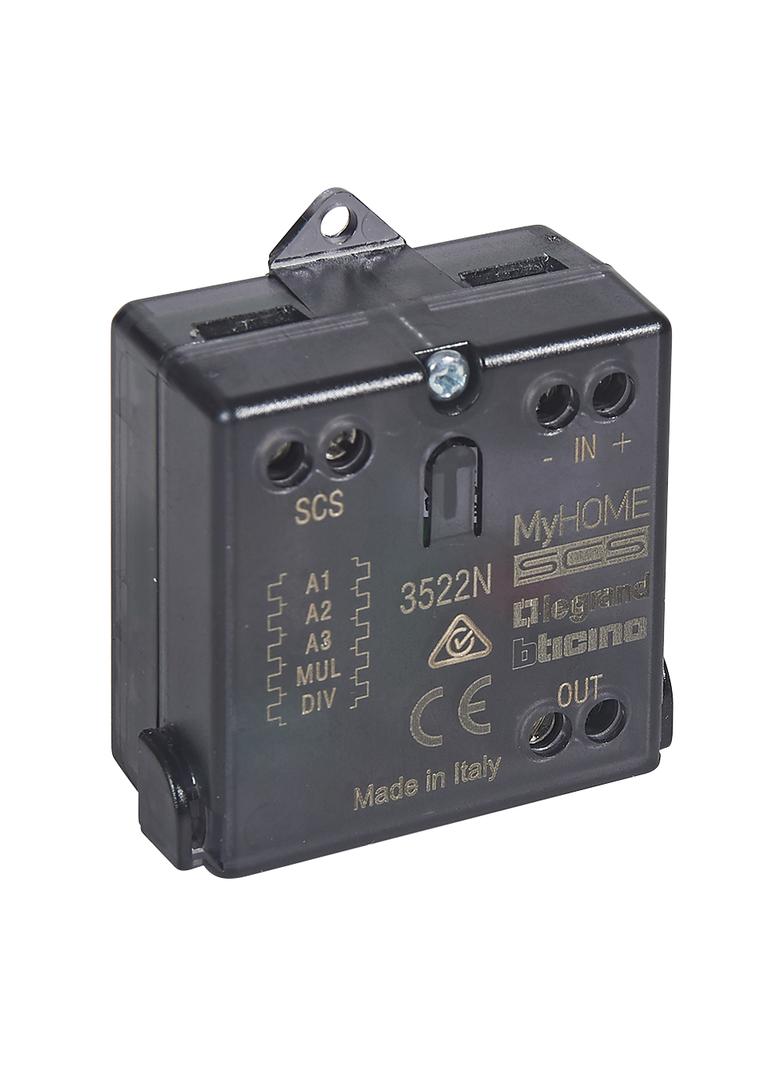 My Home - Interfejs licznika impulsowego WODA/GAZ, Bticino/Legrand