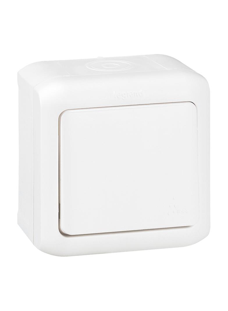 FORIX IP44 - PRZYCISK JEDNOBIEGUNOWY 6 A BIAŁY, Legrand