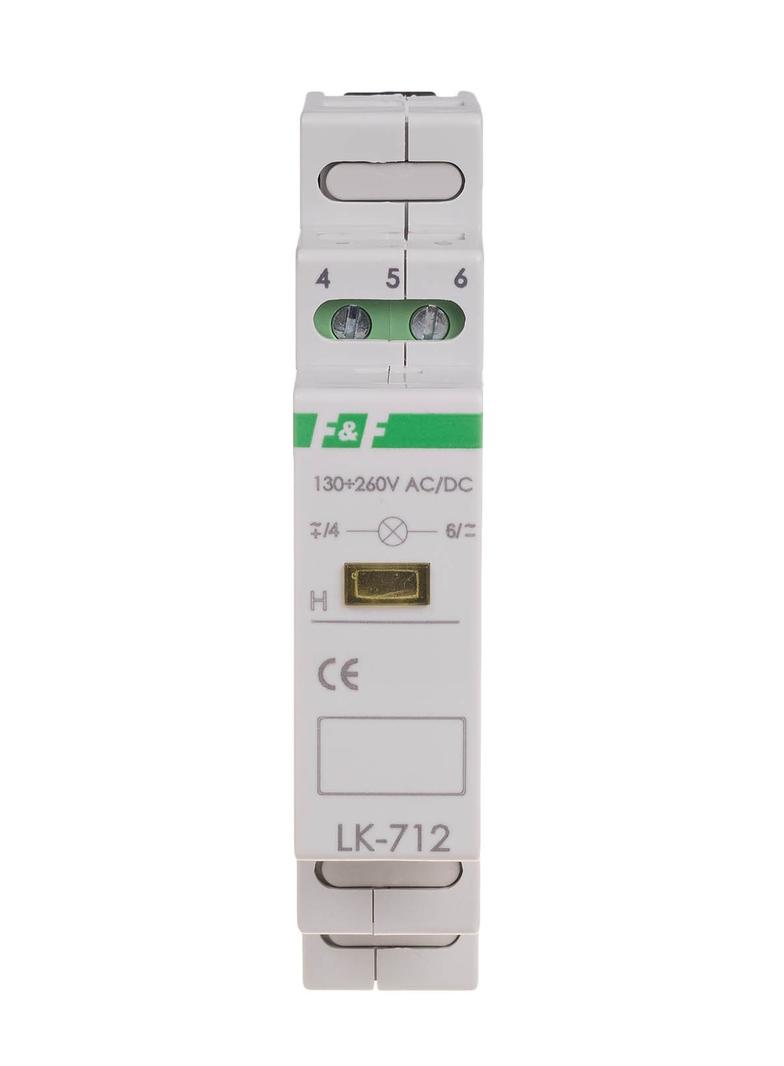 Lampka kontrolna zasilania - jednofazowa LK-712 Y 130-260V LK-712Y-130-260V F&F