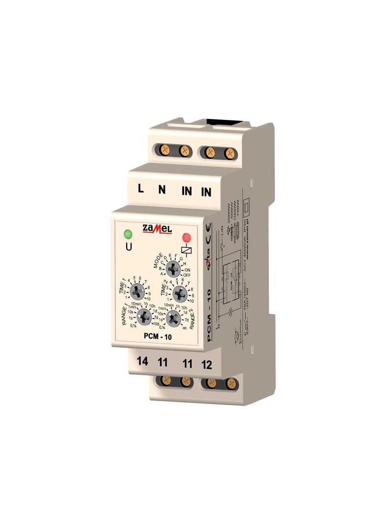 PRZEKAŹNIK CZASOWY 230V AC TYP: PCM-10