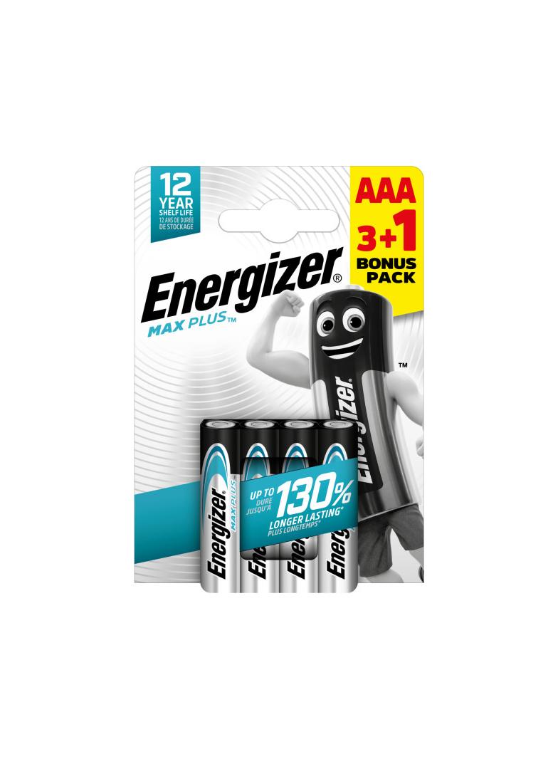 BATERIA ENERGIZER MAX PLUS AAA LR03 /3+1 sztuki eco