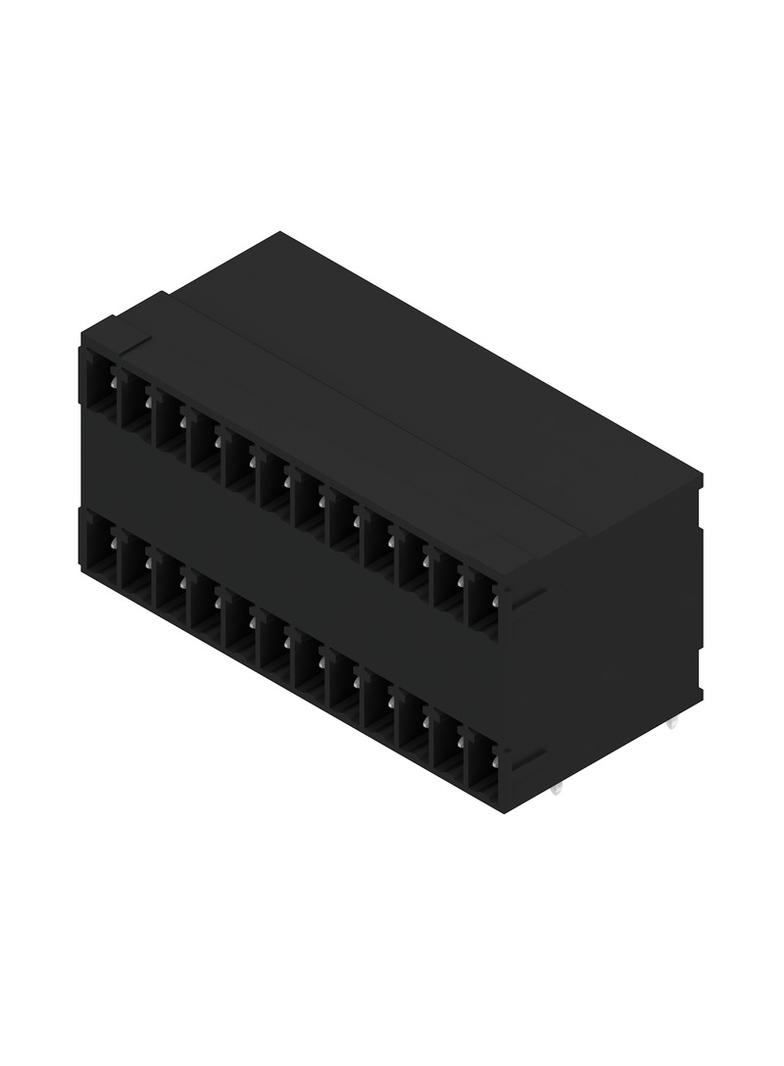 SCD-THR 3.81/24/90G 3.2SN BK BX Wtyki PCB (złącza płyty), 3.81 mm, Liczba biegunów: 24, kąt odejścia: 90° /50szt./ 1973830000 WEIDMÜLLER