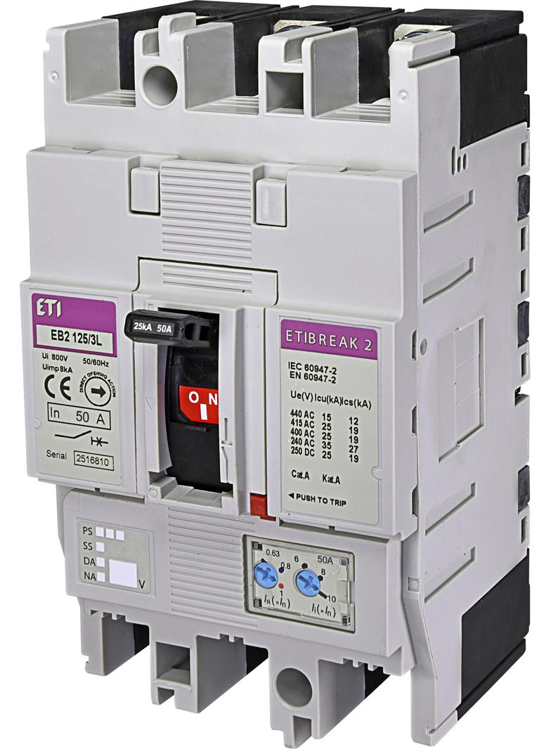 EB2 125/3L 50A 3P WYŁ.MOCY 3P, 25KA