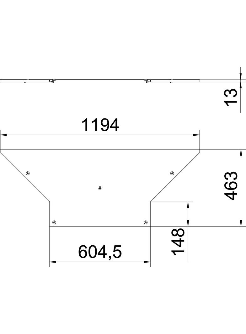 LAAD 600 R3 FS Pokrywa trójnika dostawnego
