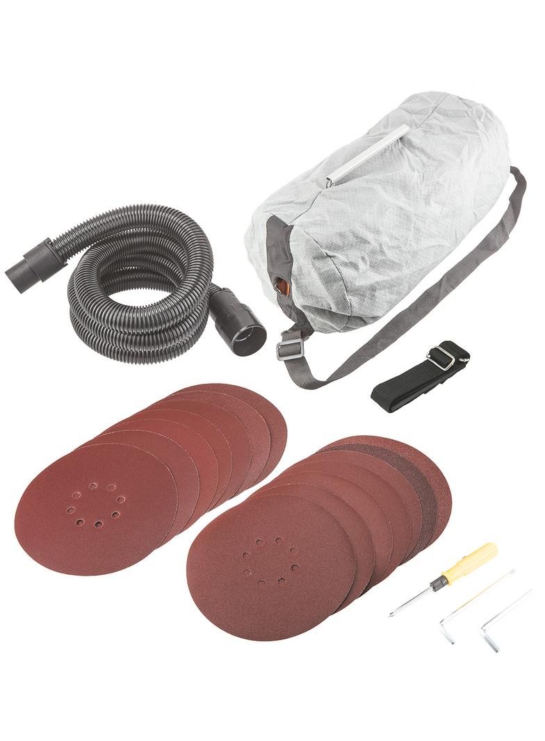 Szlifierka do gipsu 1050W, tarcza 225 mm, z systemem odpylania