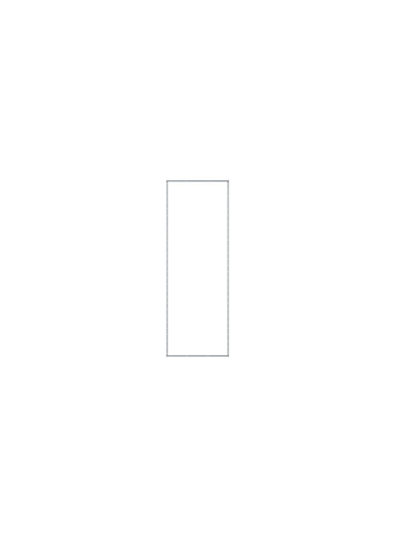 WR3101 Rama montażowa WR szerokość 3; OH10 v2 (do samodzielnego montażu)