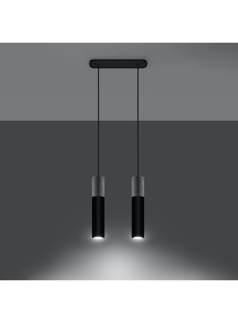 Lampa wisząca BORGIO 2 czarny