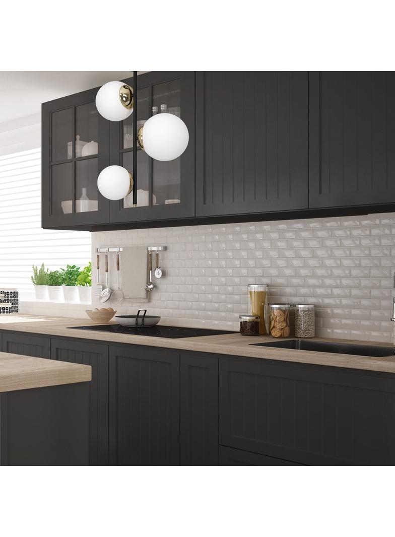 MILAGRO Lampa sufitowa SPARTA BLACK / GOLD 3xE14