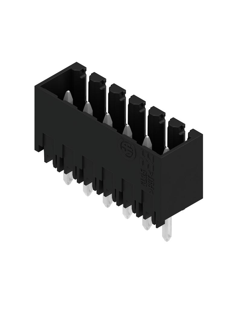SL 3.50/06/180G 4.5SN BK BX Wtyki PCB (złącza płyty), 3.50 mm, Liczba biegunów: 6, kąt odejścia: 180° /50szt./ 1616050000 WEIDMÜLLER