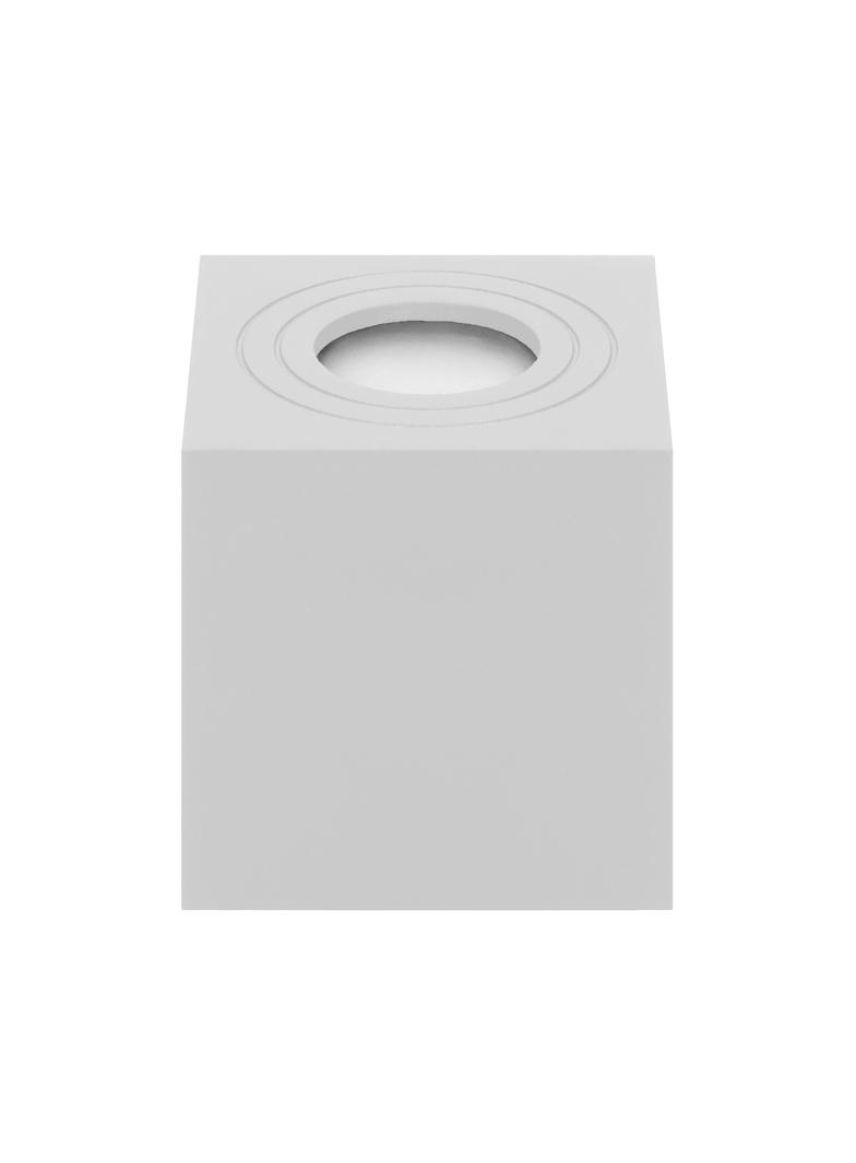 MEGY DLS GU10 downlight max 50W, IP54, kwadrat, biały, aluminium AD-OD-6143WGU10 ORNO