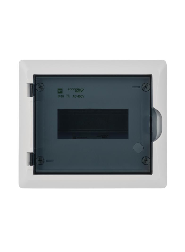 ECONOMIC BOX RP 1/8 drzwi transparentne (N+PE) l P 40