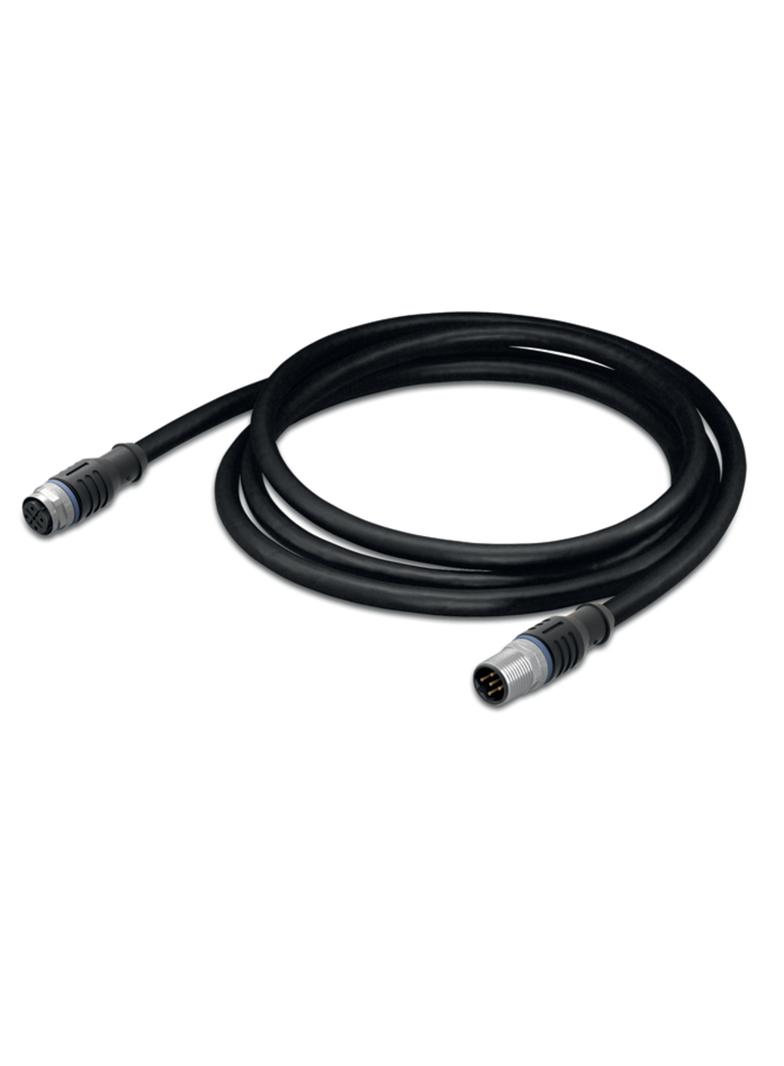 przewód do czujników/el.wykonawczych gniazdo proste/wtyczka prosta M12 2m