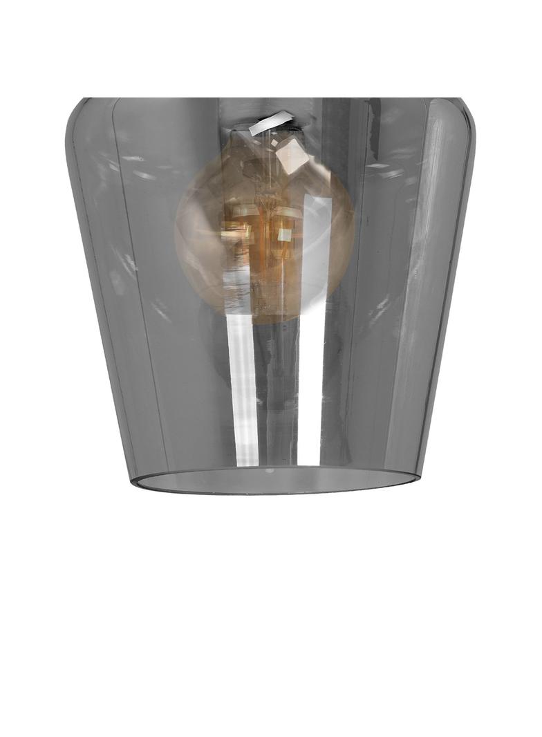 Milagro plafon Santiago Smoked E27 czarny MLP6603