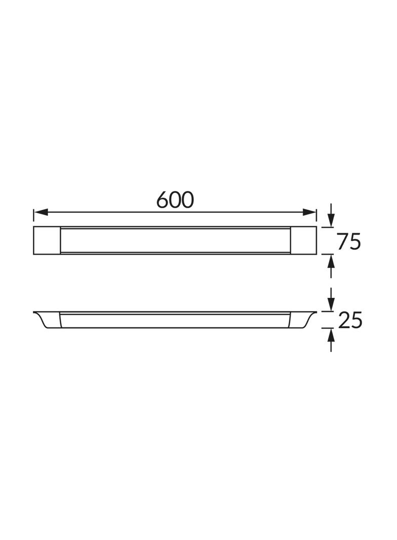 FLAT LED 20W 4000K (60 cm - długość) oświetleniowa oprawa liniowa 02914 IDEUS