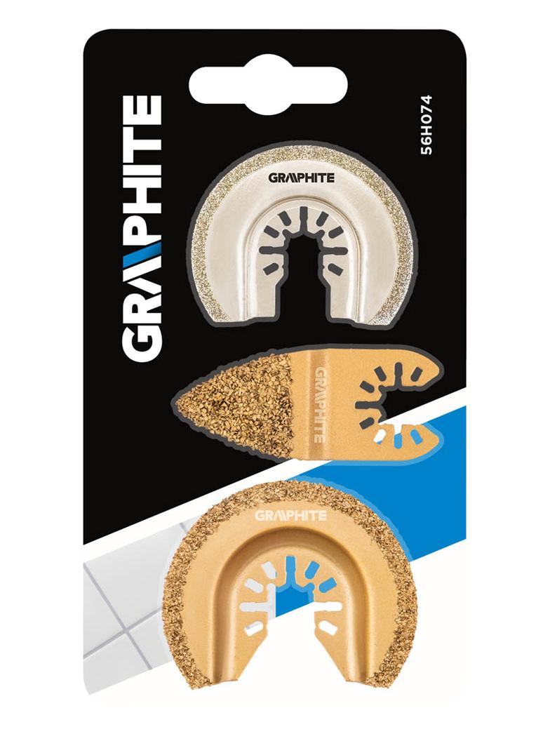 Zestaw brzeszczotów do ceramiki, 3 szt.